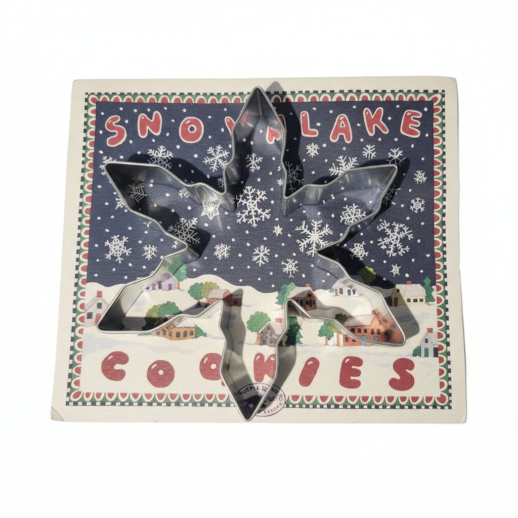 Vintage Collectible Cookie Cutter Patricia Lynn Bradley Snowflake New Bark & Bradley PB5