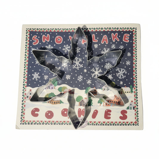 Vintage Collectible Cookie Cutter Patricia Lynn Bradley Snowflake New Bark & Bradley PB5