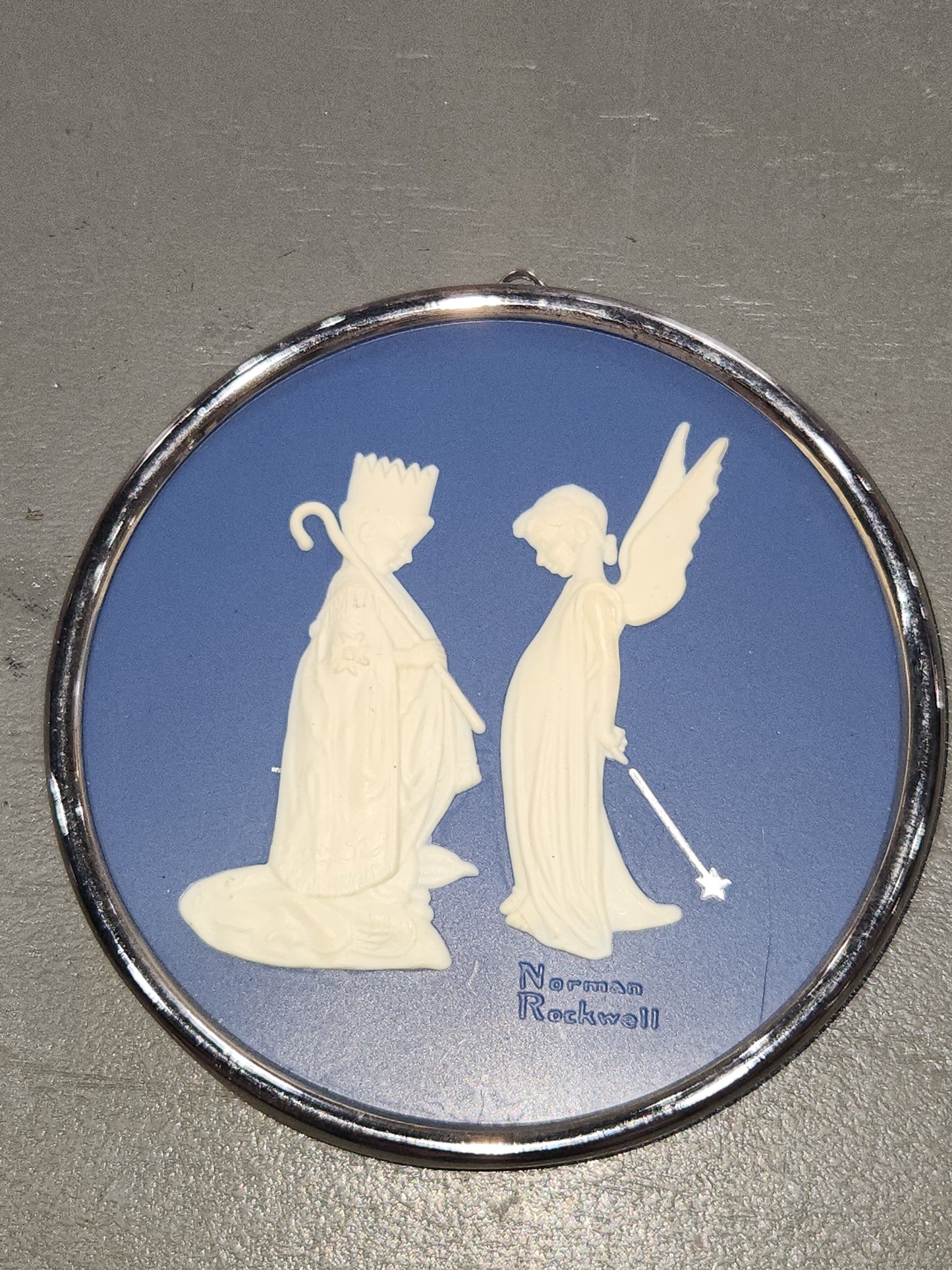 Vintage Norman Rockwell Christmas Ornament Dress Rehearsal 4th In Series 1983