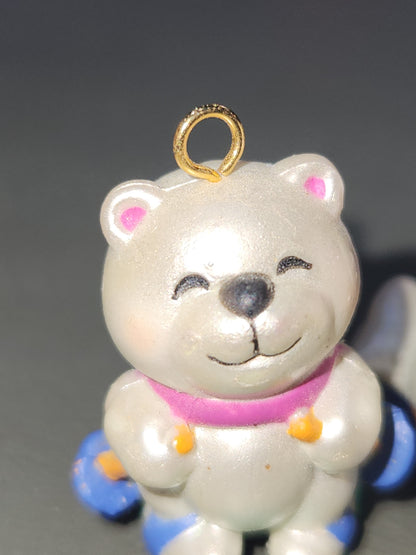 Vintage Avon Wee Winter Friends Ornaments Polar Bear, Seal, Eskimo Set of 3 Ornaments CLEARANCE