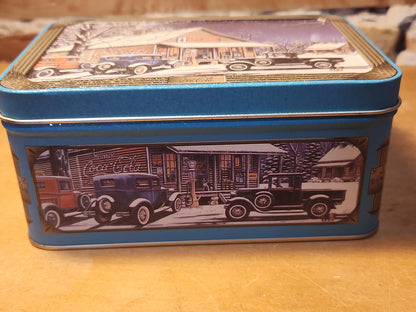 Vintage Tin Coca-Cola "Winter Scene” Pam Renfroe cct72