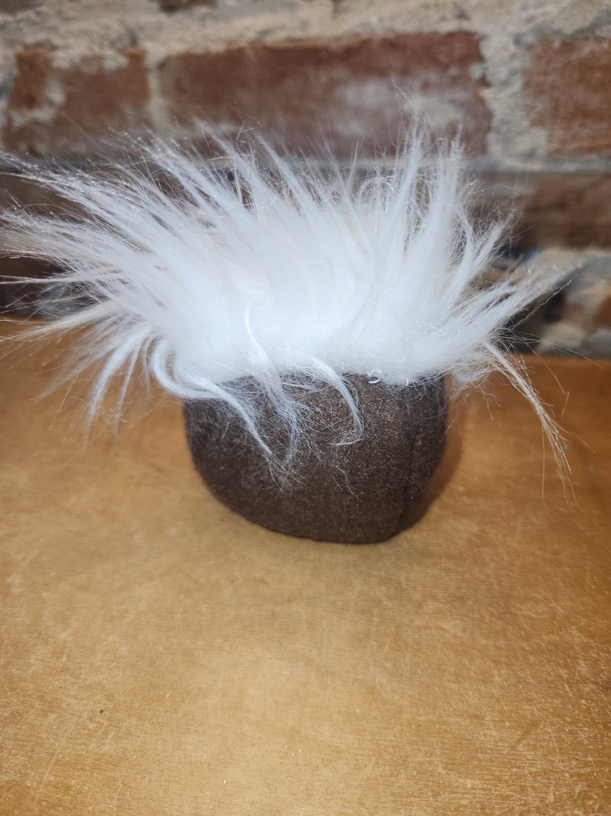 7" Gnome Sunflower Hat Brown Body gn12