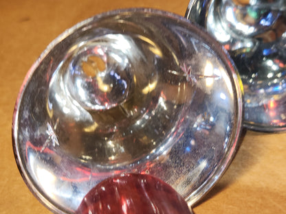 Vintage Hard Plastic Bells Set of 4 AS IS