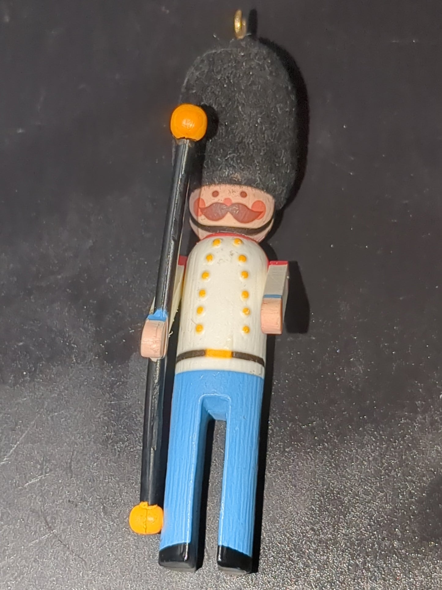 Vintage Hallmark Keepsake Ornament Miniature Clothespin Soldier England Queen's Royal Guard ornament 1st in Series 1982 hos1
