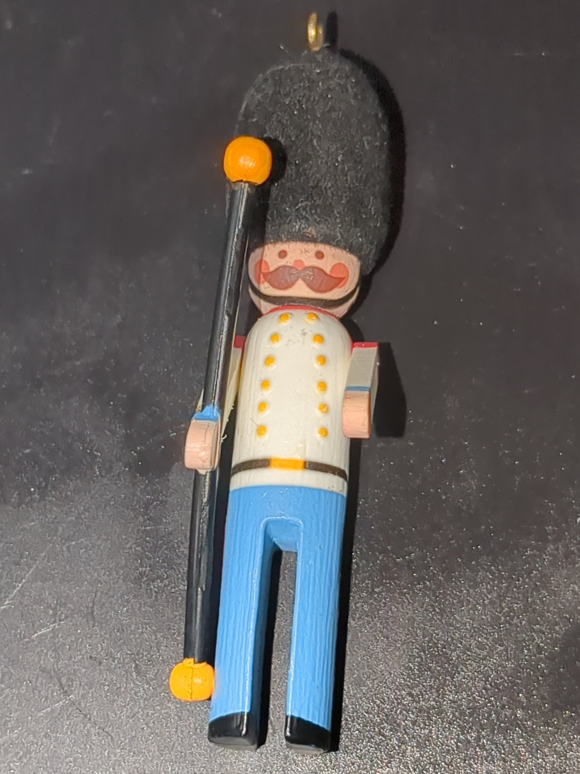 Vintage Hallmark Keepsake Ornament Miniature Clothespin Soldier England Queen's Royal Guard ornament 1st in Series 1982 hos1