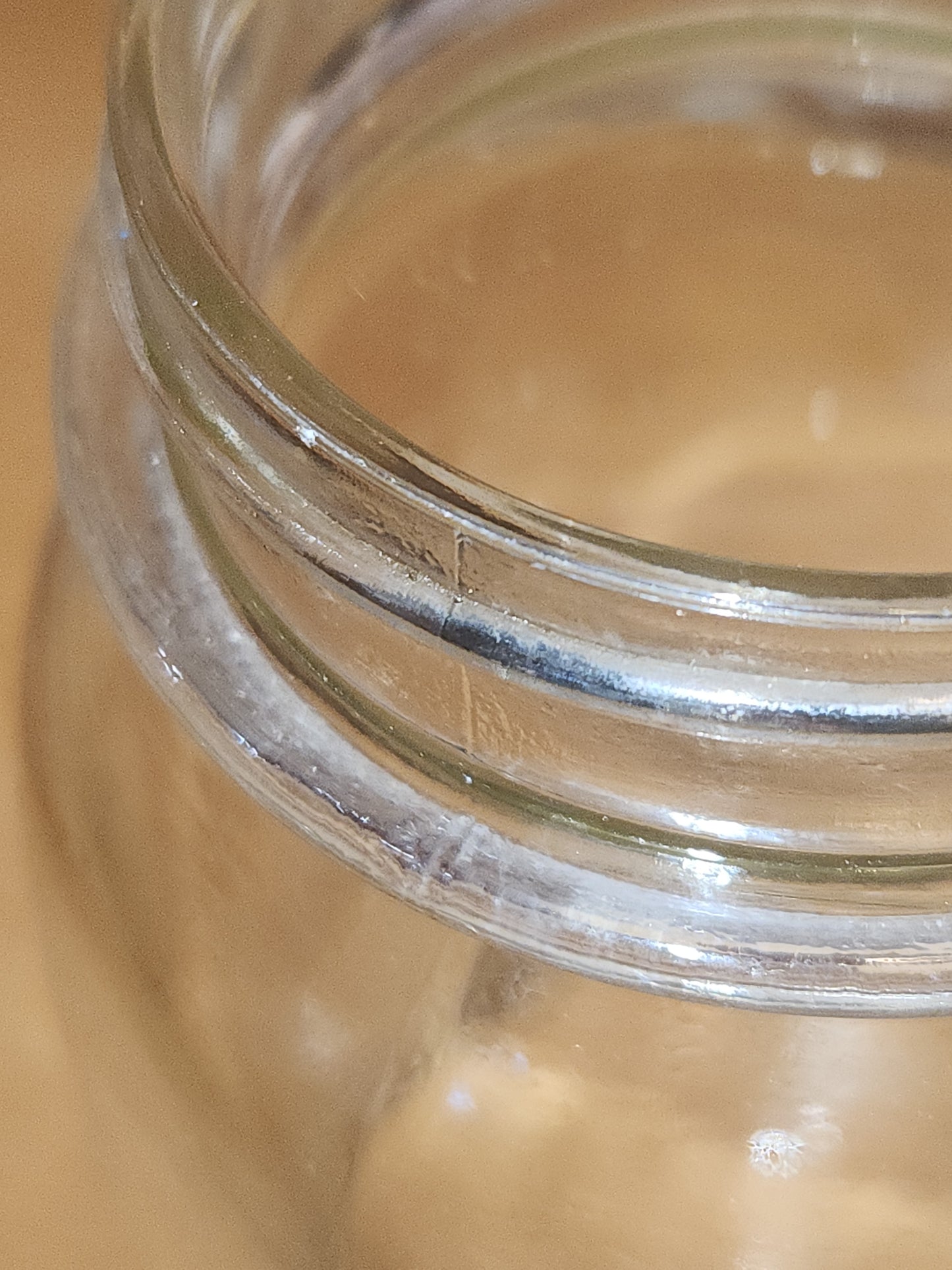 Vintage Atlas Strong Shoulder Clear Quart Jar and Atlas Lid jar92