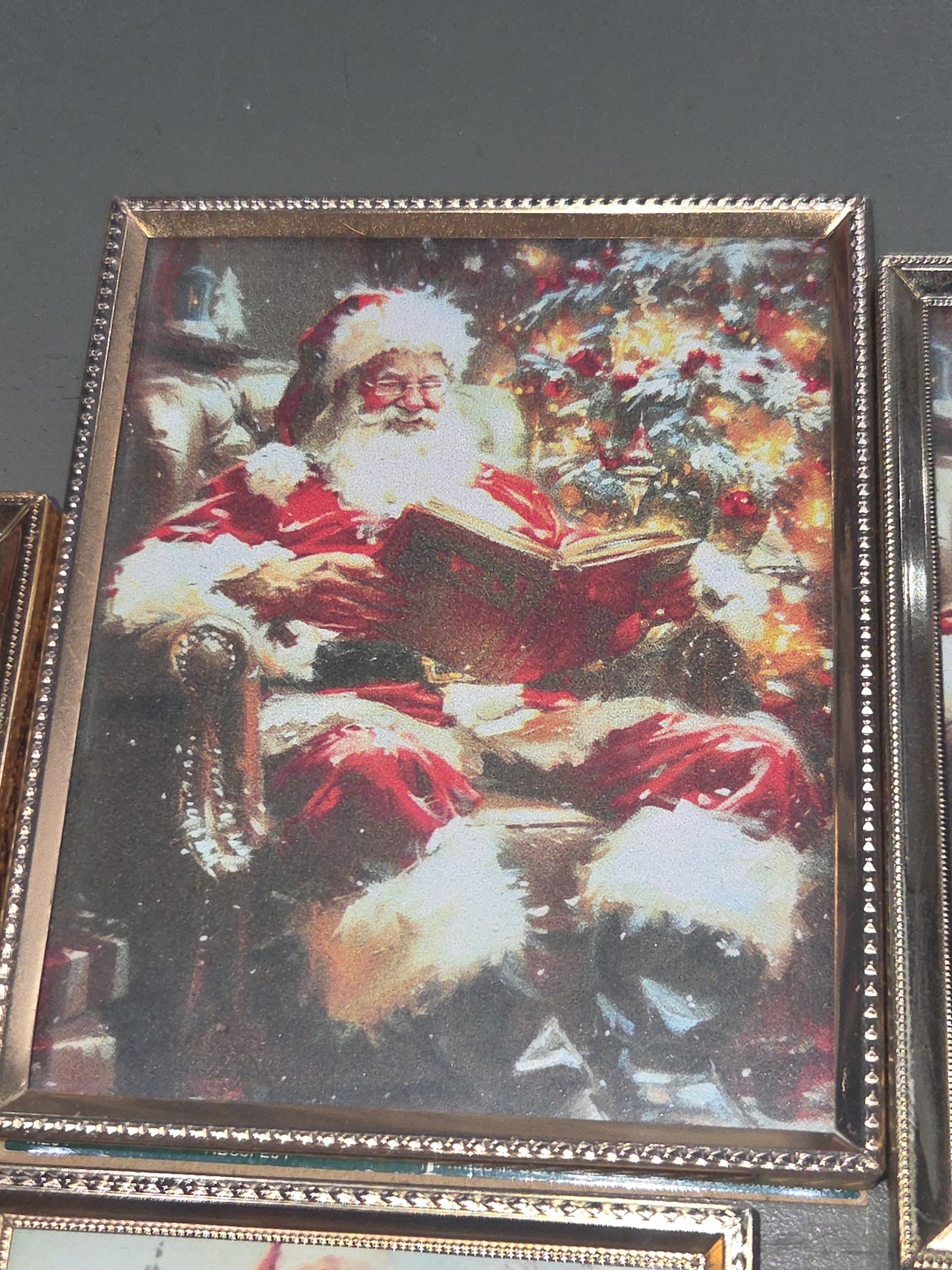 Vintage Photo Frames and Hinged Frame 7 Pieces fa9