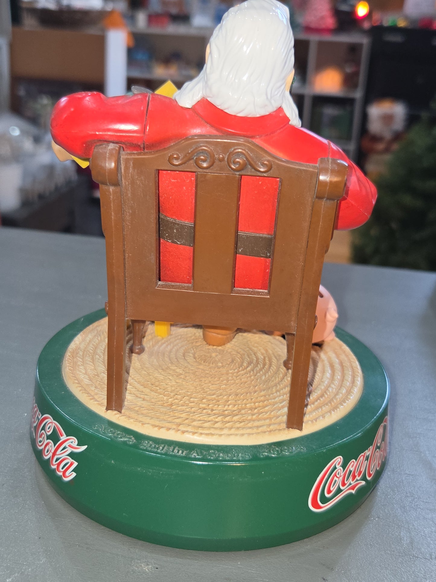 Vintage Coca-Cola Ertl Santa Claus Mechanical Christmas Coin Bank 2nd in Series Coke 1995 scb2