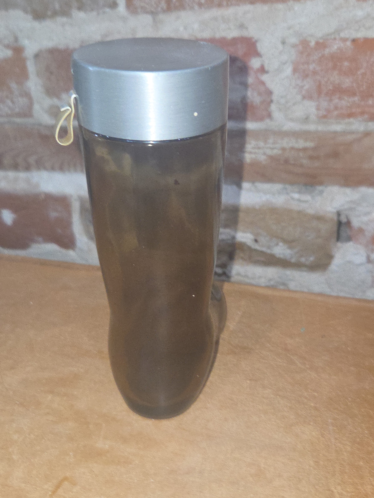 Vintage Avon All Pourpose Lotion for Men Amber Glass Riding Boot Leather EMPTY No Box va23