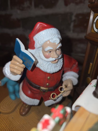 Vintage Coca-Cola Ertl Santa Claus Mechanical Christmas Coin Bank 3rd in Series Coke 1995 scb1
