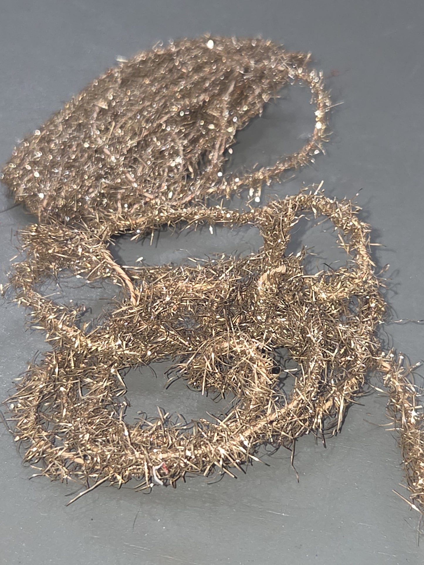 Antique Wire Tinsel Garland AS IS hg6