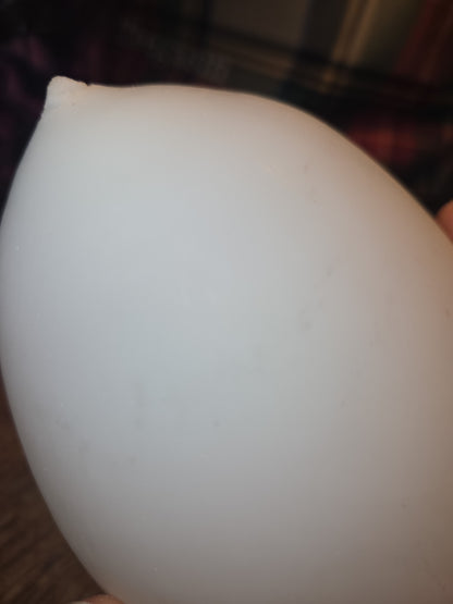 Antique Victorian Glass Blown Easter Egg Hand Painted AS IS eeg6