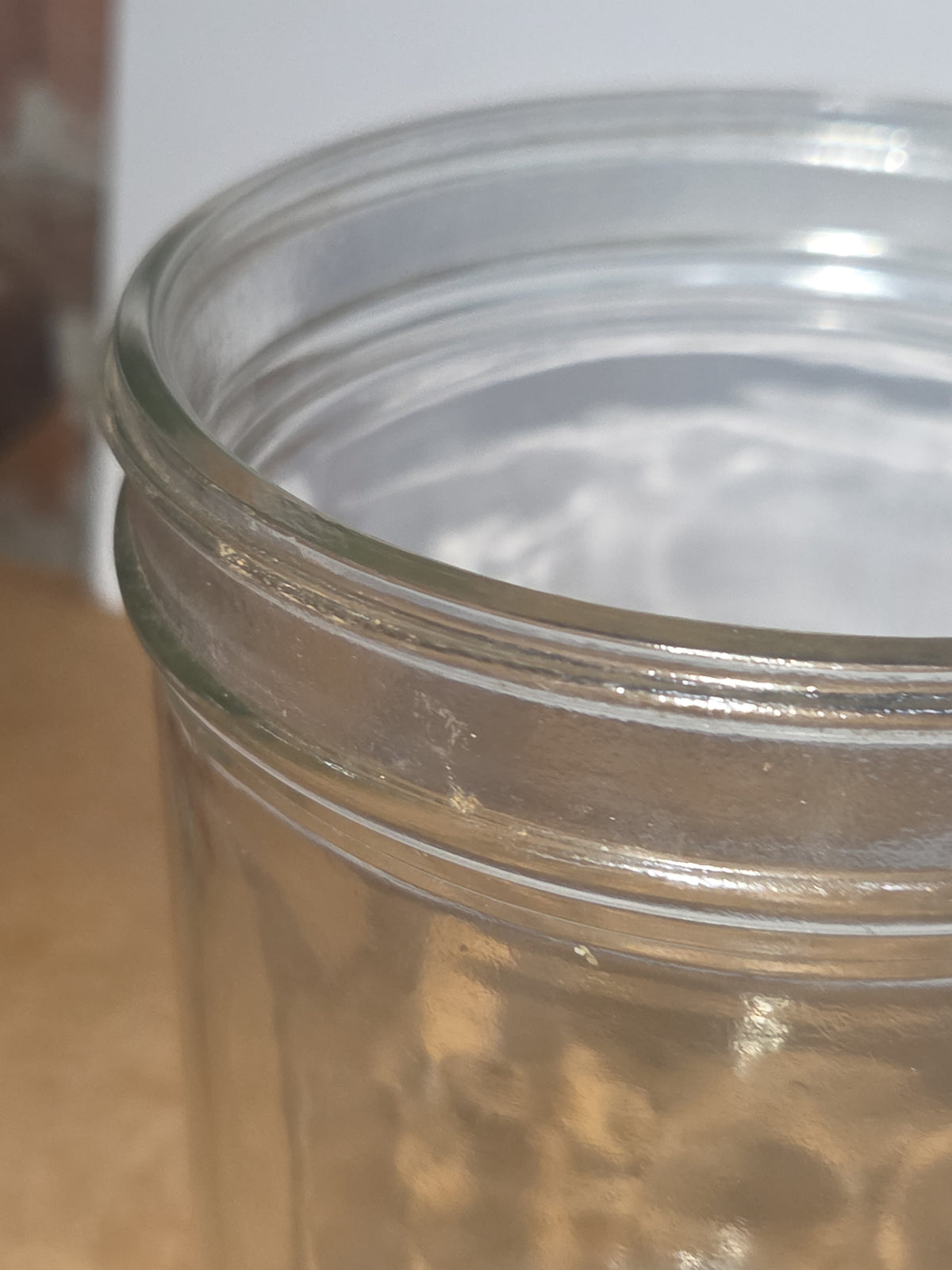 Vintage Food Jar Miracle Whip with Metal Lid Large Holds 6 Cups Extra Large Mouth jar56