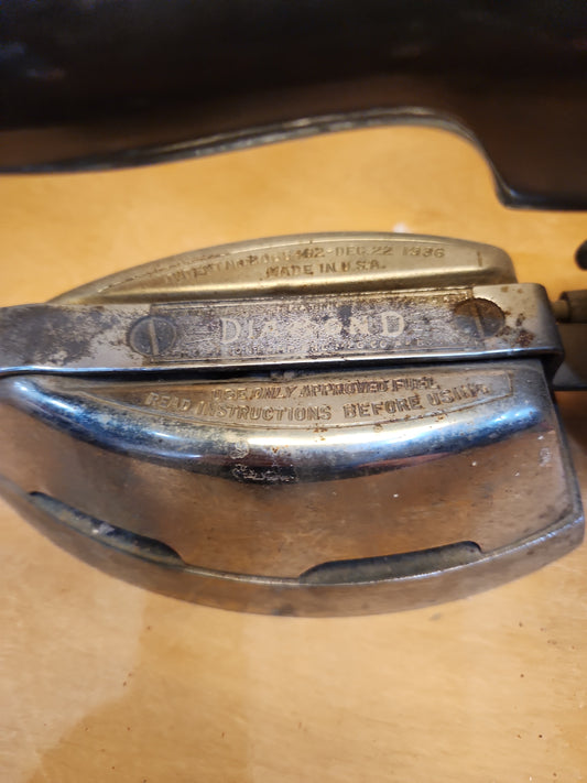 Vintage Gasoline Powered Diamon Sad Iron si5