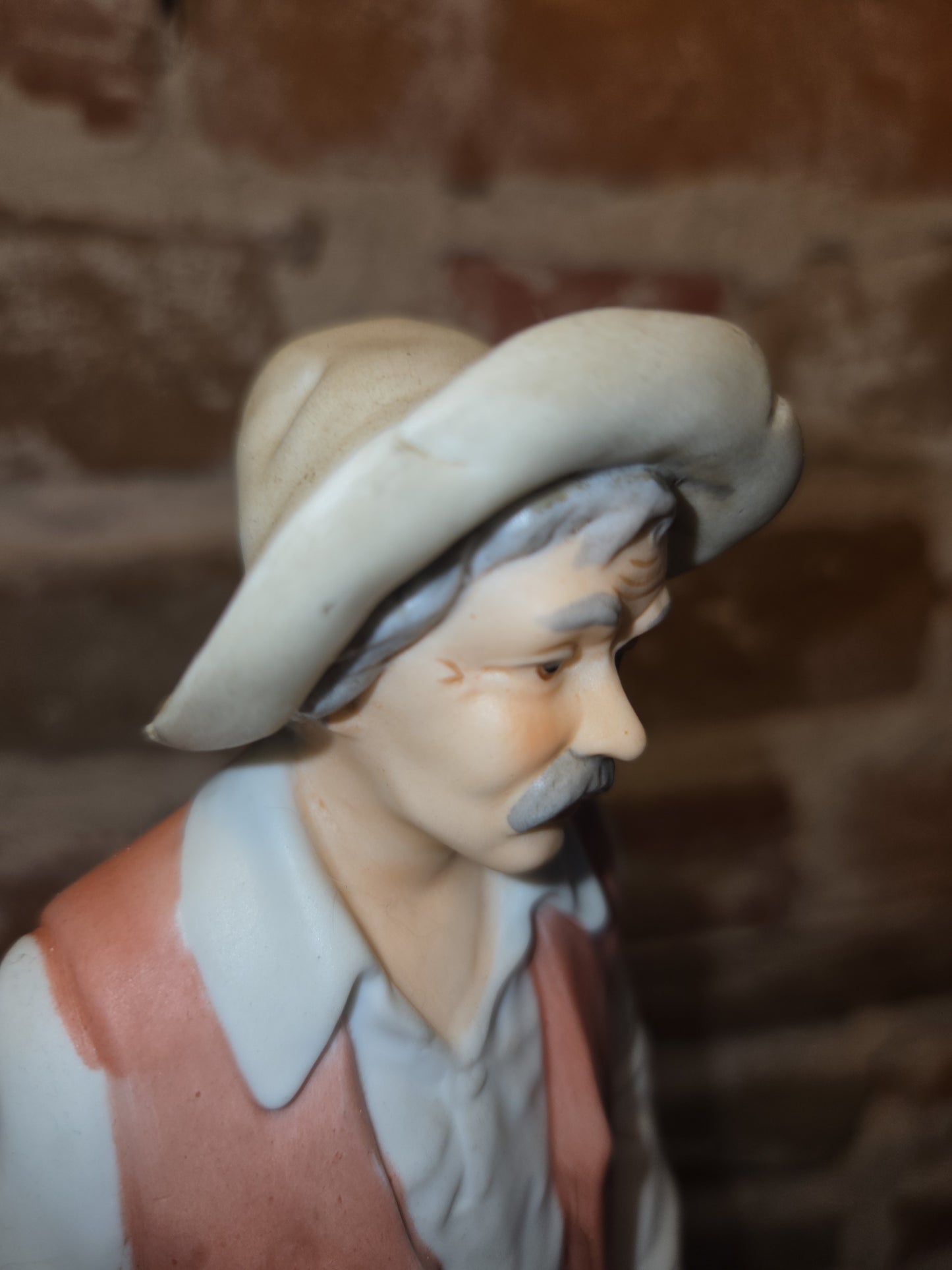 Vintage Homco Home Interior Design Denim Day Farmer 8807 Potato fii1