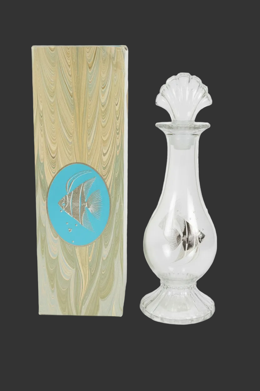 Vintage Avon Sea Fantasy Bud Vase Skin so Soft Oil EMPTY av08