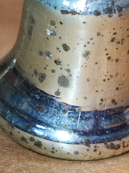 Vintage Mini Mercury Glass Bell Ornaments Set of 3 mg01