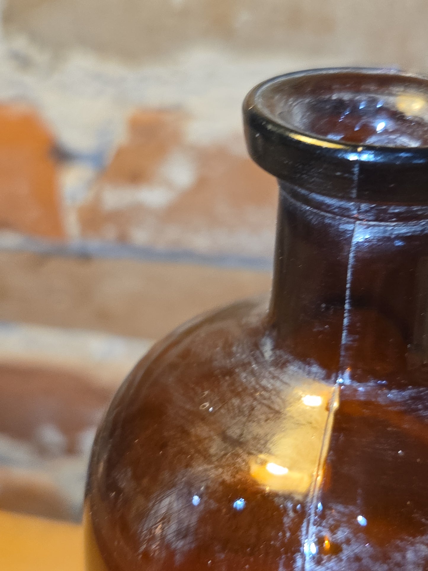 Vintage Medicine Bottles Amber Glass vmb03