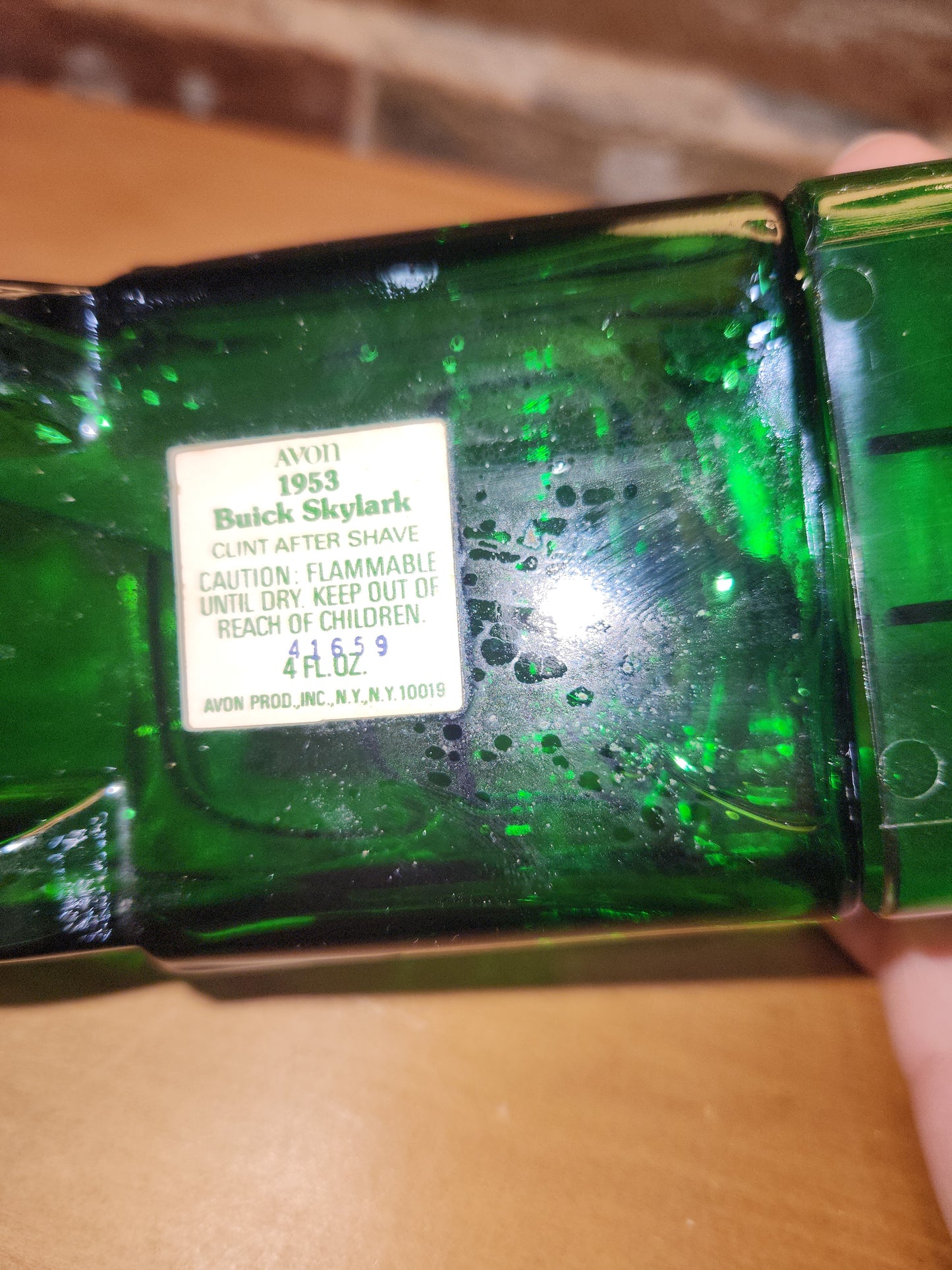 Vintage Avon 1953 Buick Skylark Clint After Shave With Unused Stickers and Original Box CLEARANCE av489