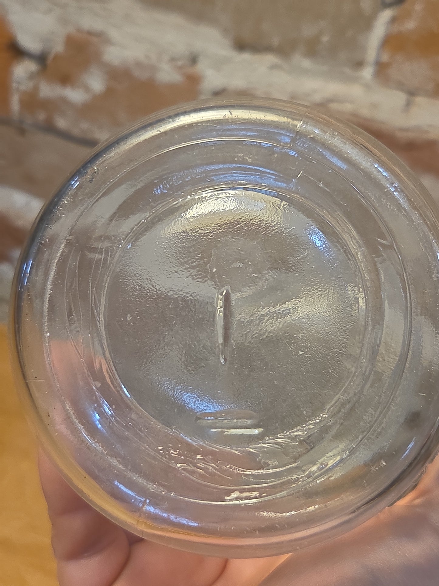 Vintage Quart Jar Ball Perfect Mason Clear Glass Ball Zinc Lid jar05