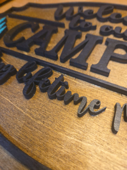 Welcome to our Camper Sign Making Lifetime Memories ds97