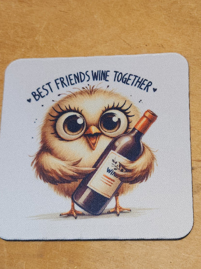 Custom Order Rubber Backed Coasters 4"