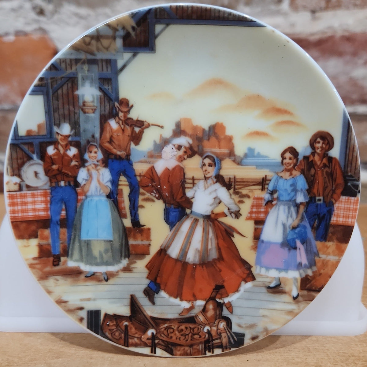 Vintage Avon American Portraits Plate Collection Set of 4 Don Scheffler 1985 ap7