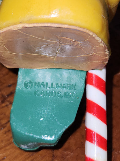 Vintage Christmas Hallmark Santa’s Little Helper ELF Mini Stocking Hanger sh77