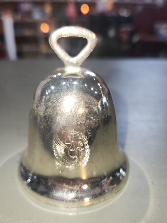 Vintage Bridalane Silver Bell Ornament 12 Days of Christmas ONLY Partridge in a Pear Tree Japan bd1