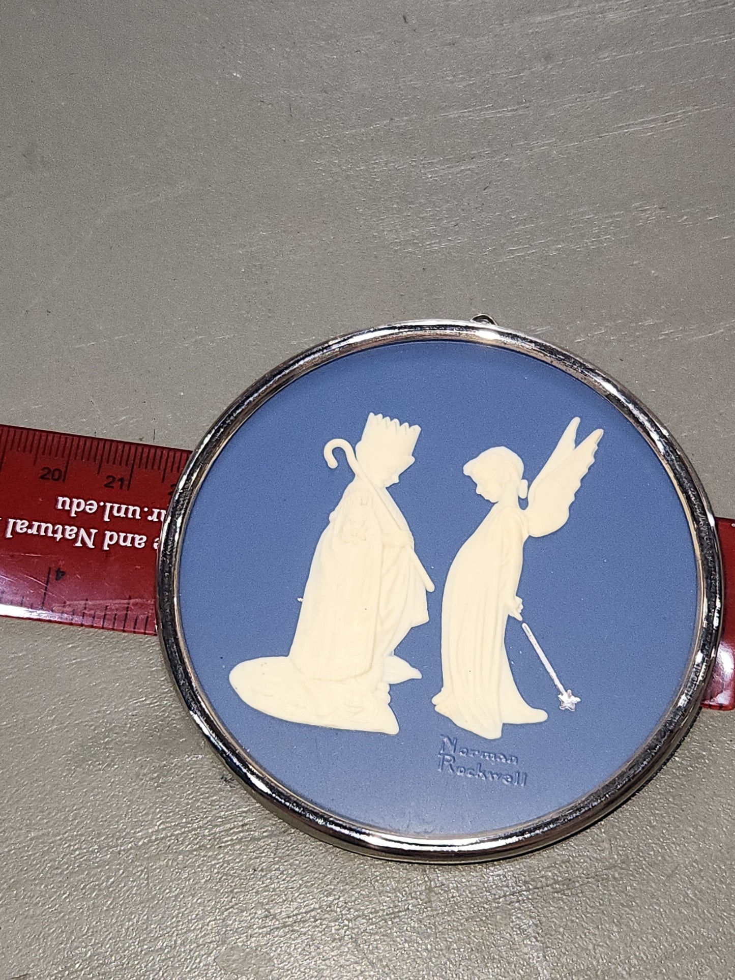 Vintage Norman Rockwell Christmas Ornament Dress Rehearsal 4th In Series 1983