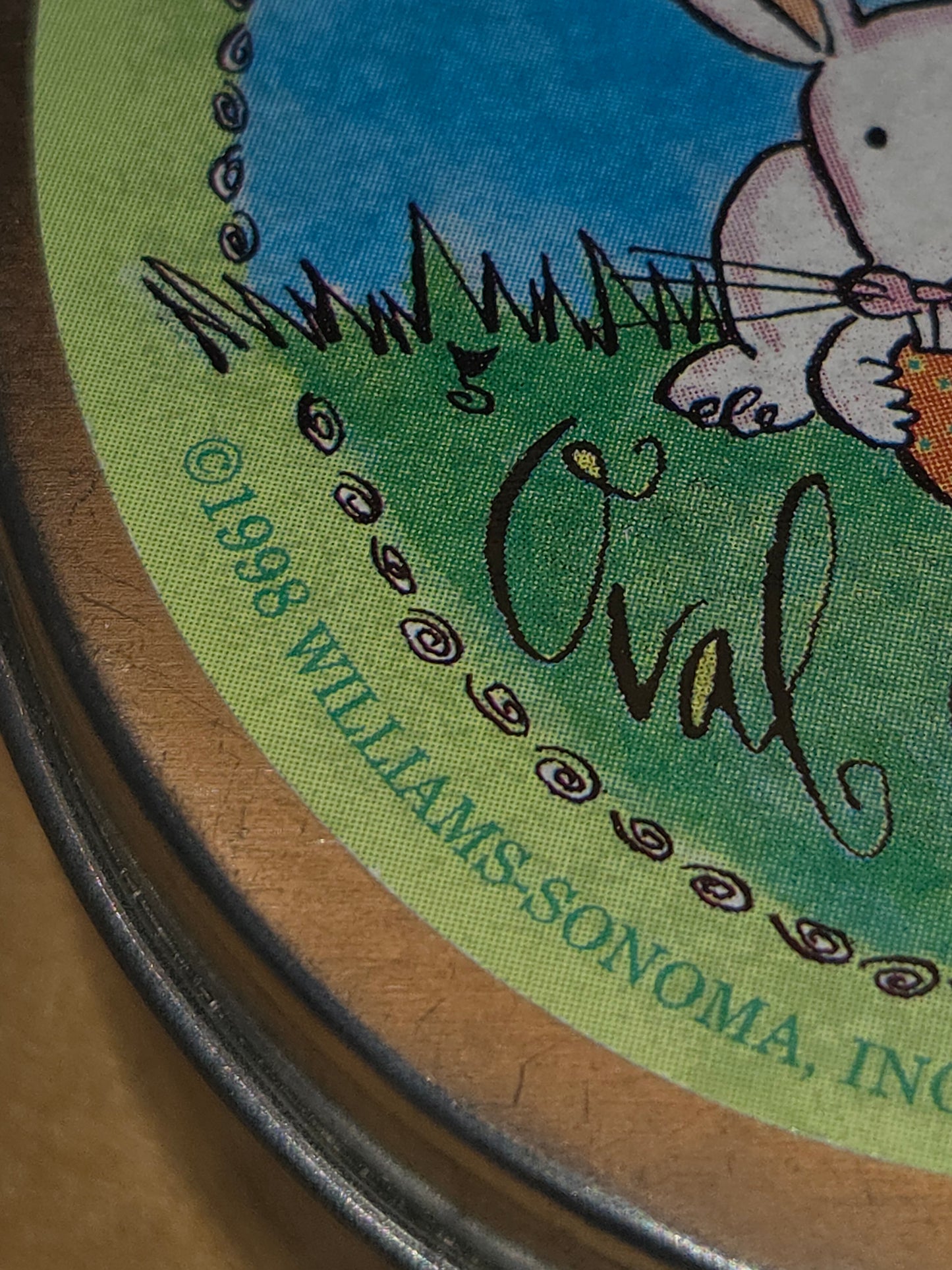 Vintage Williams-Sonoma Easter Egg Shaped Oval Cutters WS17
