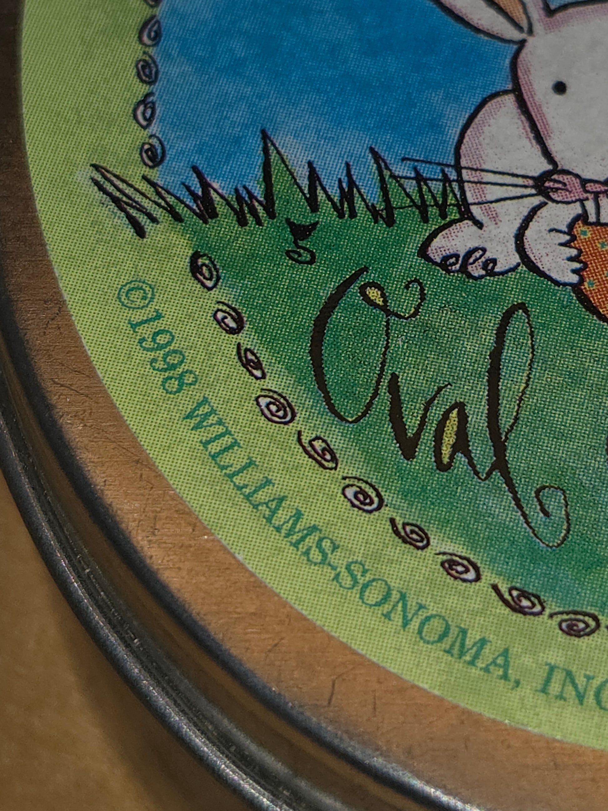 Vintage Williams-Sonoma Easter Egg Shaped Oval Cutters WS17