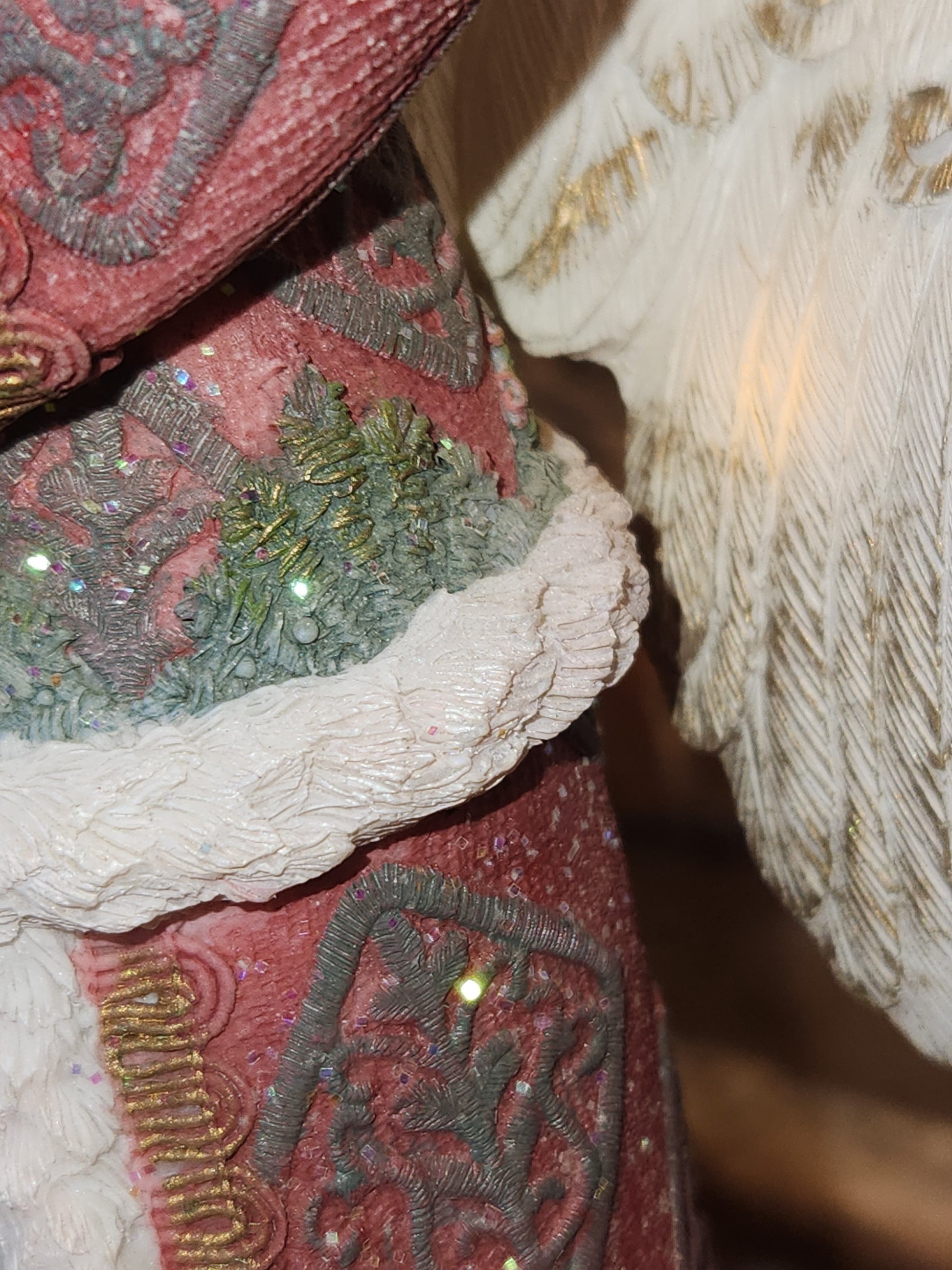 Symphony of Lights Angel Figurine Lights Up And Plays Silent Night an8