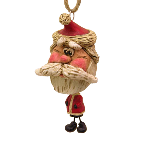Rough Beard Santa Ornament | Bert Anderson Collection