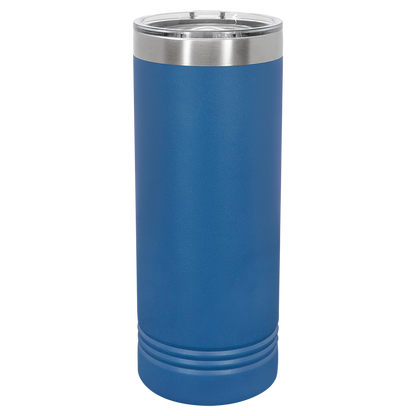 Skinny Tumbler with Slider Lid | 22 oz | Multiple Colors | Customizable | RCK Creations & More
