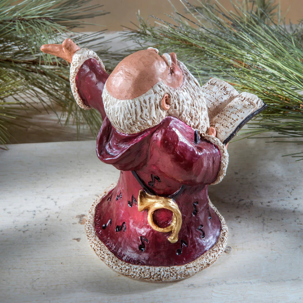 Singing Santa Figurine | Bert Anderson Collection