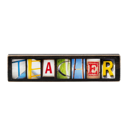 Customizable Word Block | 10.5" x 2.75" | Letters of Love Designs