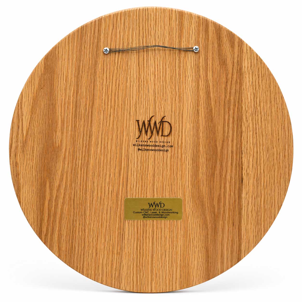 Handcrafted Wooden Great Seal of the State of Nebraska | 13" x 13" | Wilkens Wood Design