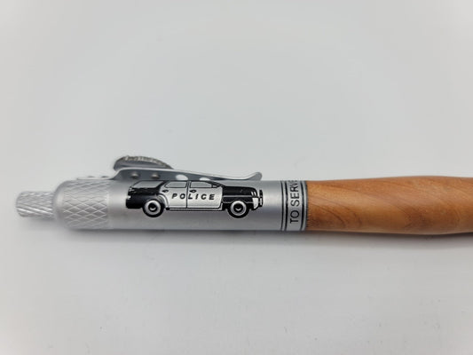 SALE | Police Pen | Medium Stained | Handmade
