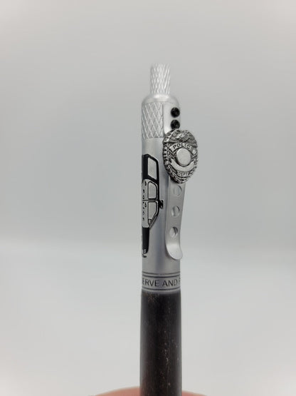 SALE | Police Pen | Dark Stained | Handmade