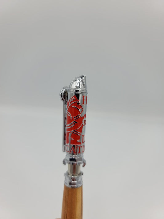 SALE | Firefighter | Light Stained | Handmade