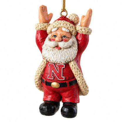 Touchdown Husker Santa Ornament | Bert Anderson Collection