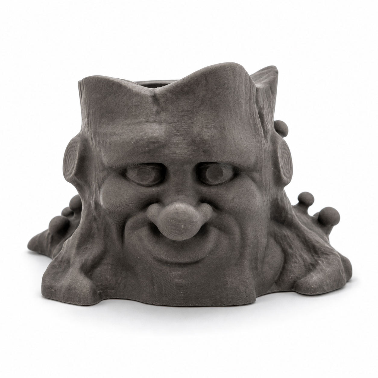 Pottery Old Man Pot Planter | 3.5" x 3.5" x 2.75" | Color Crete Creations