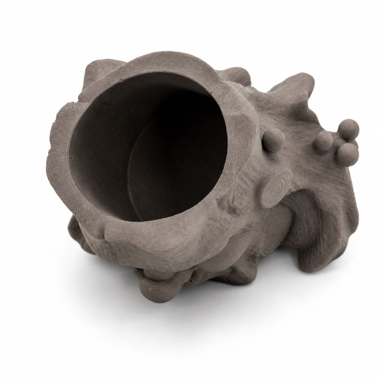 Pottery Old Man Pot Planter | 3.5" x 3.5" x 2.75" | Color Crete Creations