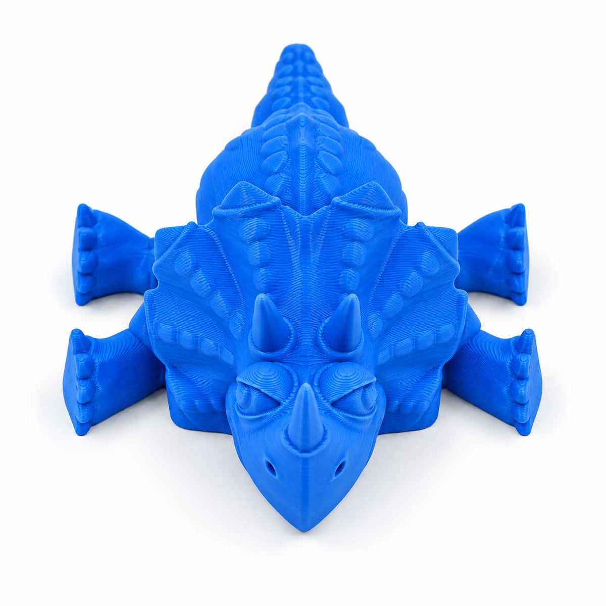 3D Printed Articulated Flexible Triceratops Dinosaur | Multiple Colors | Black Sheep Products LLC