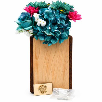 Wooden Wall Hanging | Flowers Included | Raising Grain Wood Works