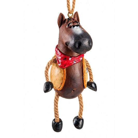 Horse with Cowboy Vest Ornament | Bert Anderson Collection