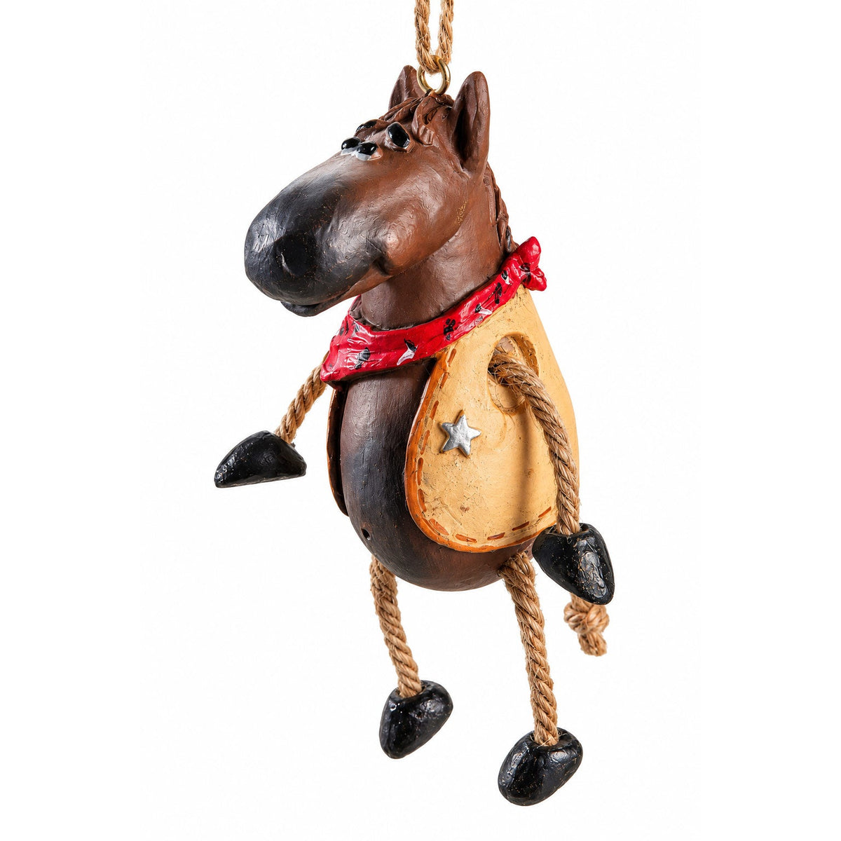 Horse with Cowboy Vest Ornament | Bert Anderson Collection