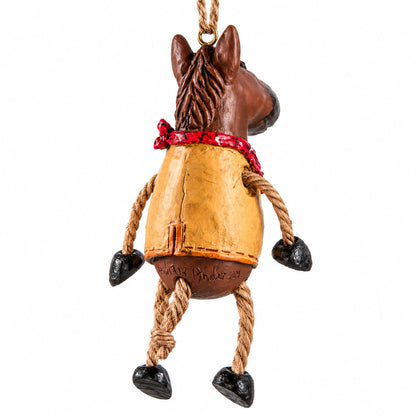 Horse with Cowboy Vest Ornament | Bert Anderson Collection