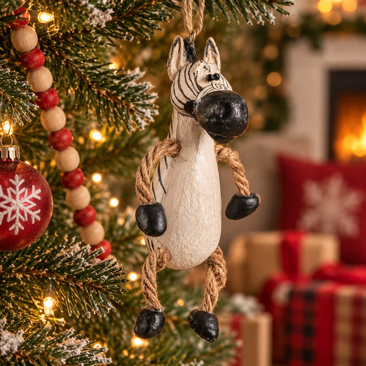 Zebra Ornament | Bert Anderson Collection